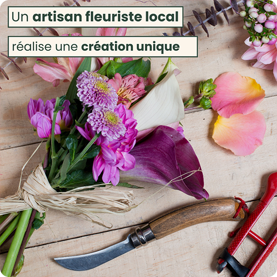 Bouquet du fleuriste Fête des Pères