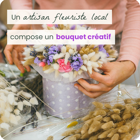 Bouquet de fleurs séchées