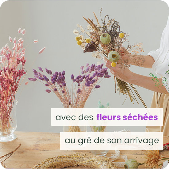 Bouquet de fleurs séchées