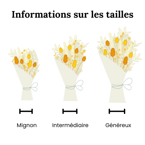 Bouquet de fleurs séchées