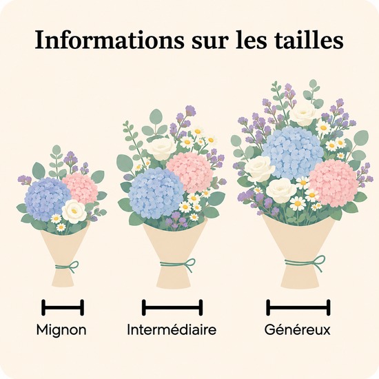 Bouquet du fleuriste spécial hortensia