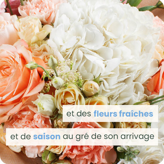 Bouquet du fleuriste avec de l'hortensia