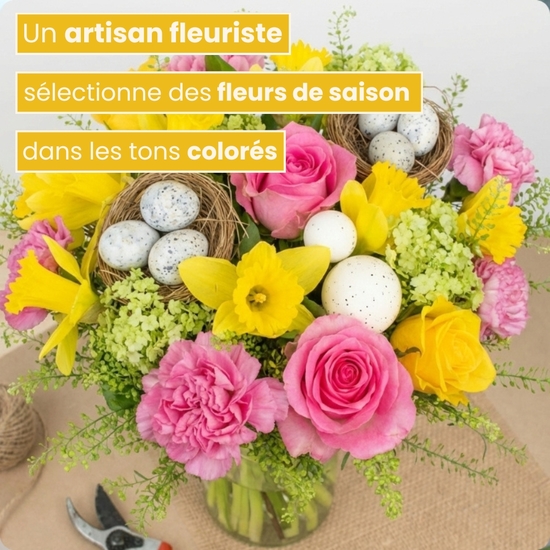 Bouquet du fleuriste Pâques