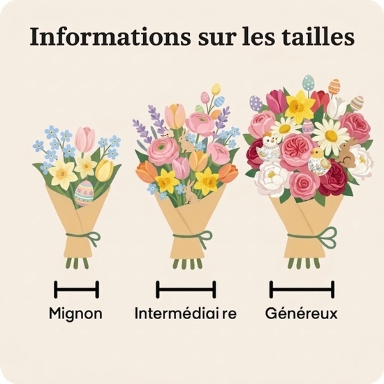 Bouquet du fleuriste Pâques