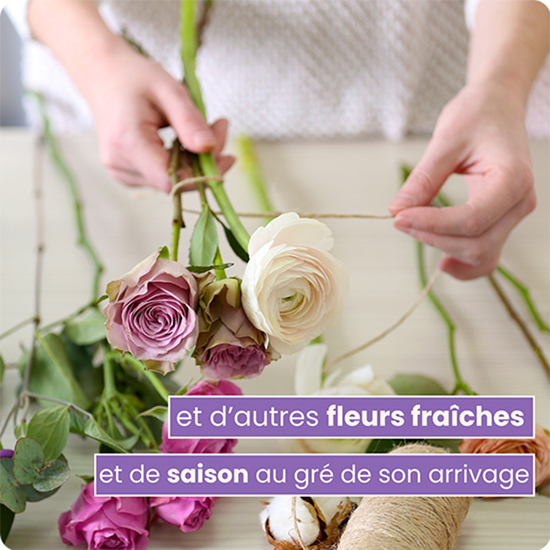 Bouquet du fleuriste pastel
