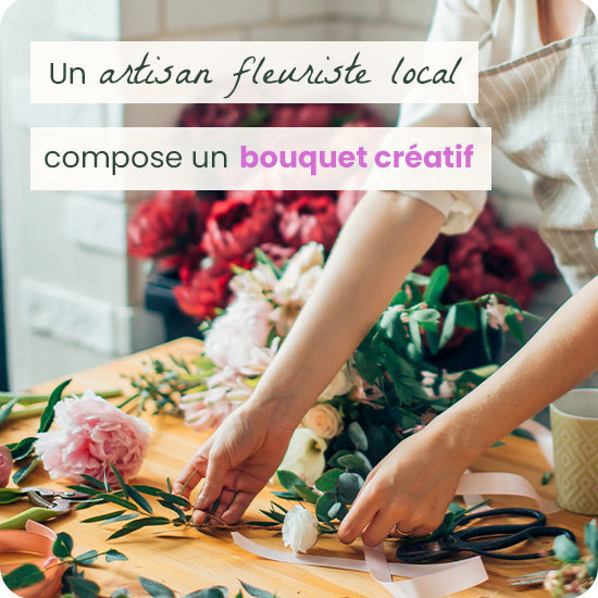Bouquet du fleuriste spécial pivoines