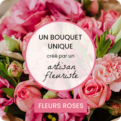 Bouquet du fleuriste rose