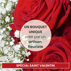 Bouquet du fleuriste Saint Valentin