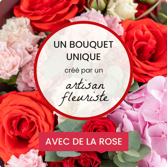 Bouquet du fleuriste Saint Valentin - Livraison de fleurs | 123Fleurs