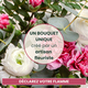 Bouquet conçu par un fleuriste local avec des fleurs frâiches