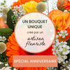 Bouquet de fleurs spécial anniversaire - Livraison en 4 heures