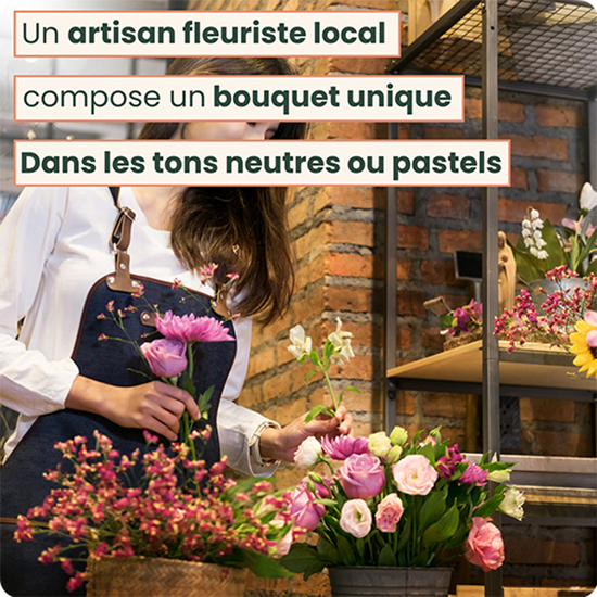 Bouquet Douce naissance - 123Fleurs - Livraison aujourd’hui