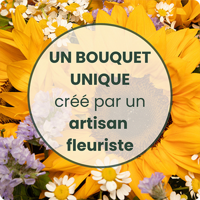Bouquet du fleuriste spécial tournesol 