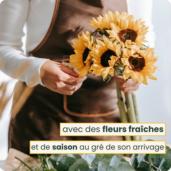 Bouquet du fleuriste spécial tournesol 