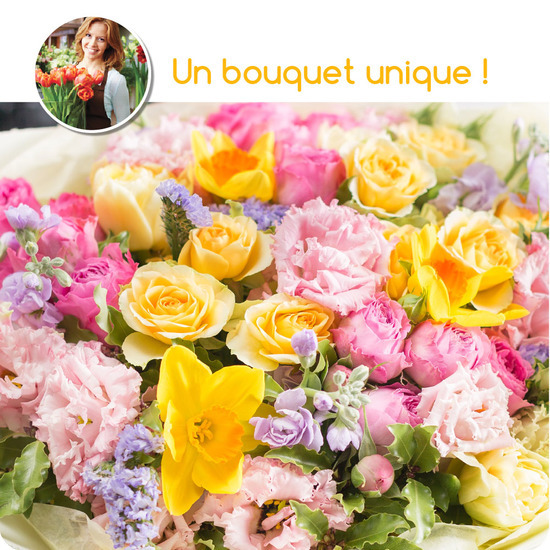 Bouquet du fleuriste tons colores