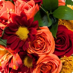 Bouquet du fleuriste pour la Toussaint