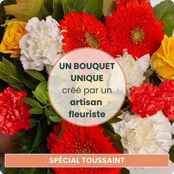 Bouquet du fleuriste pour la Toussaint