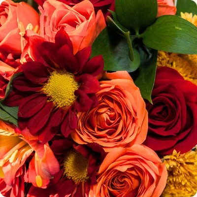 Bouquet du fleuriste pour la Toussaint