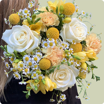Bouquet Éclat de Vanille - Livraison de fleurs avec 123fleurs