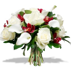 Les fleurs du fleuriste Bouquet Fleurs de Corail