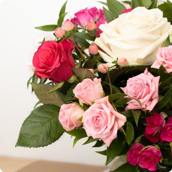 Bouquet Framboise aux couleurs fruitées