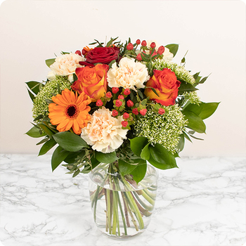 Bouquet deuil Hommage chaleureux