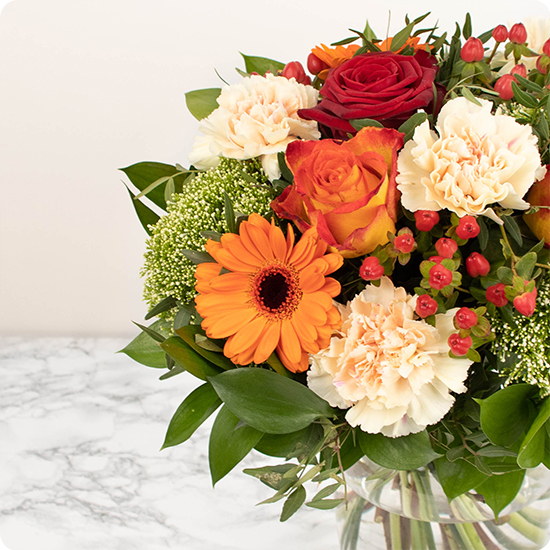 Bouquet deuil Hommage chaleureux