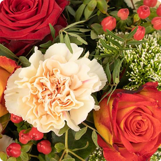 Bouquet deuil Hommage chaleureux