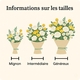 Bouquet Hortensia Velours – Élégance blanche et fraîcheur d’été
