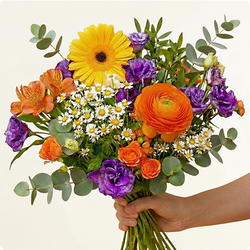 Bouquet Jardin Coloré livraison rapide par artisan fleuriste 123fleurs