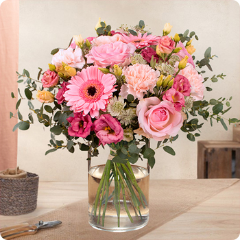 Bouquet Jardin rose