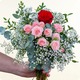 Bouquet de roses rouges et roses Je t’aime -123fleurs