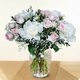 Bouquet Juste pour Elle composé de pivoines blanches, roses rose pâle et fleurs délicates par 123fleurs