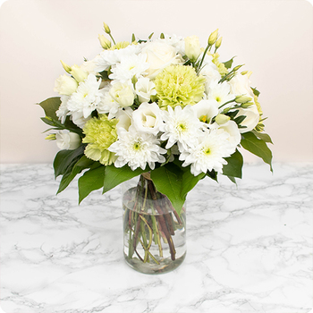 Bouquet pour deuil Nuage Blanc