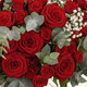 Bouquet Obsession – Roses rouges passion pour la Saint-Valentin – 123fleurs