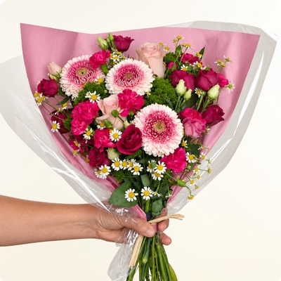 Bouquet Octobre Rose, un don reversé à chaque commande