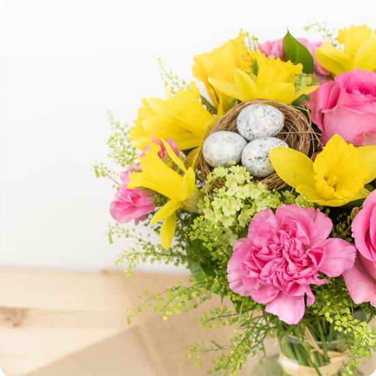 Bouquet Œufs de Pâques – Livraison florale originale | 123fleurs