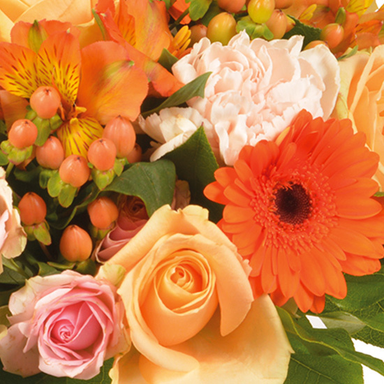 Bouquet orange Safari