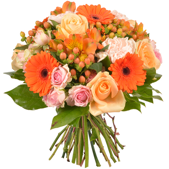 Bouquet orange Safari - Livraison de fleurs | 123Fleurs