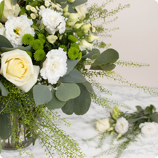 Bouquet Paradis blanc