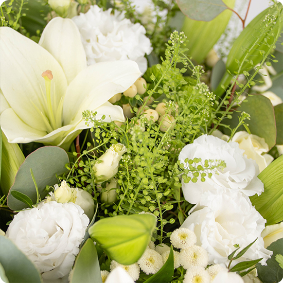 Bouquet Paradis blanc