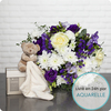 Bouquet parfumé et doudou ours