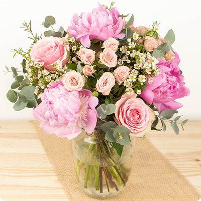 Bouquet Rêve en Rose - Livraison rapide par un artisan fleuriste 123fleurs