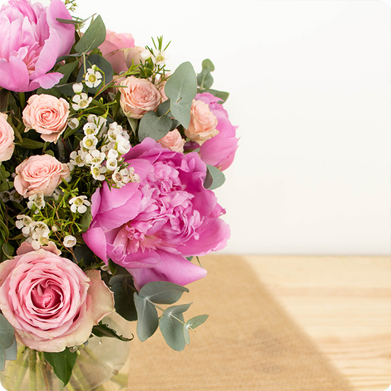 Bouquet Rêve en Rose - Livraison rapide par un artisan fleuriste 123fleurs