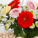 Bouquet Pom-Pom avec du gerbera globulaire - Livraison de fleurs