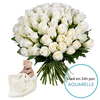 Bouquet Akito blanc et doudou
