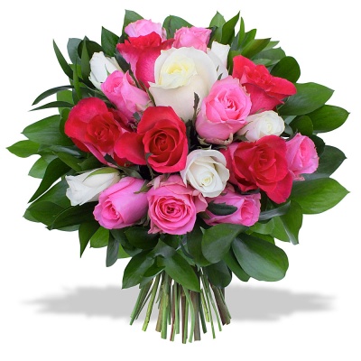 Offrez le Bouquet Roses tendres