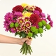 Bouquet de fleurs Santini style champêtre avec des chrysanthèmes