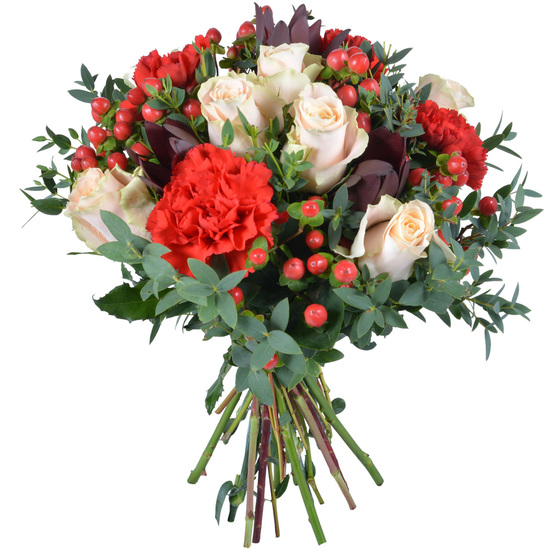 Bouquet tendrement romantique
