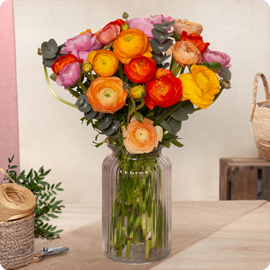Offrez le Bouquet Tendres renoncules